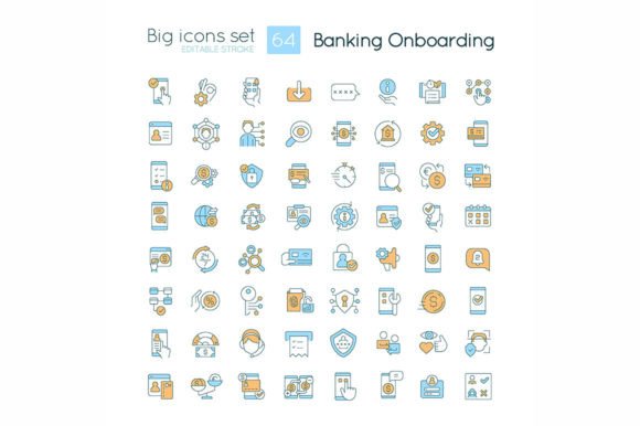 Banking Onboarding SVG Color Big Icons: A Comprehensive Overview