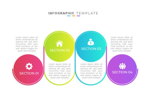 Business Infographic Element: A Modern Font for Clear Communication