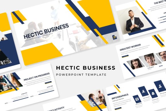 The Hectic Business PowerPoint Template