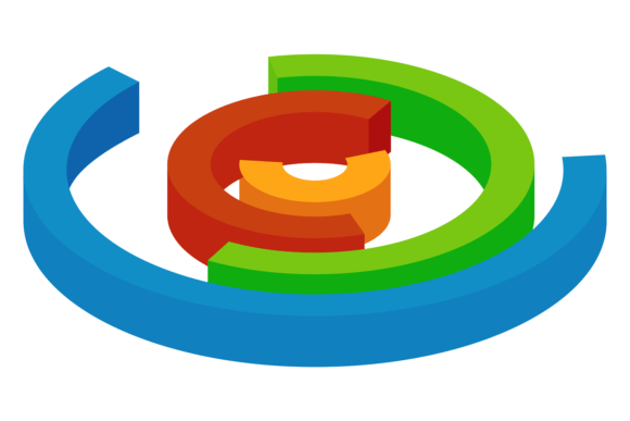 Understanding 3D Progress Round Chart Infographics
