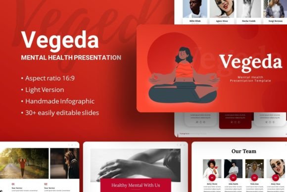 Vegeda: A Versatile Presentation Template for Modern Creators